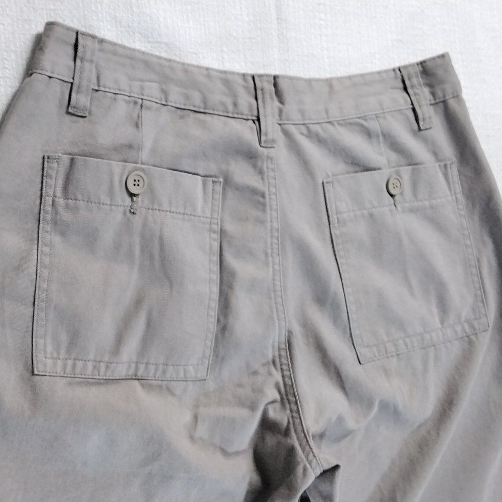 Decoded Long Bermuda Shorts Size 32 Relax Oversized Zip Pocket Darted Knees